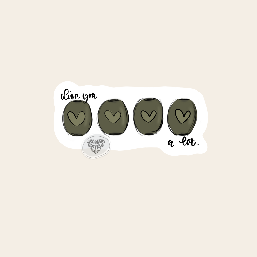 Olive You Sticker