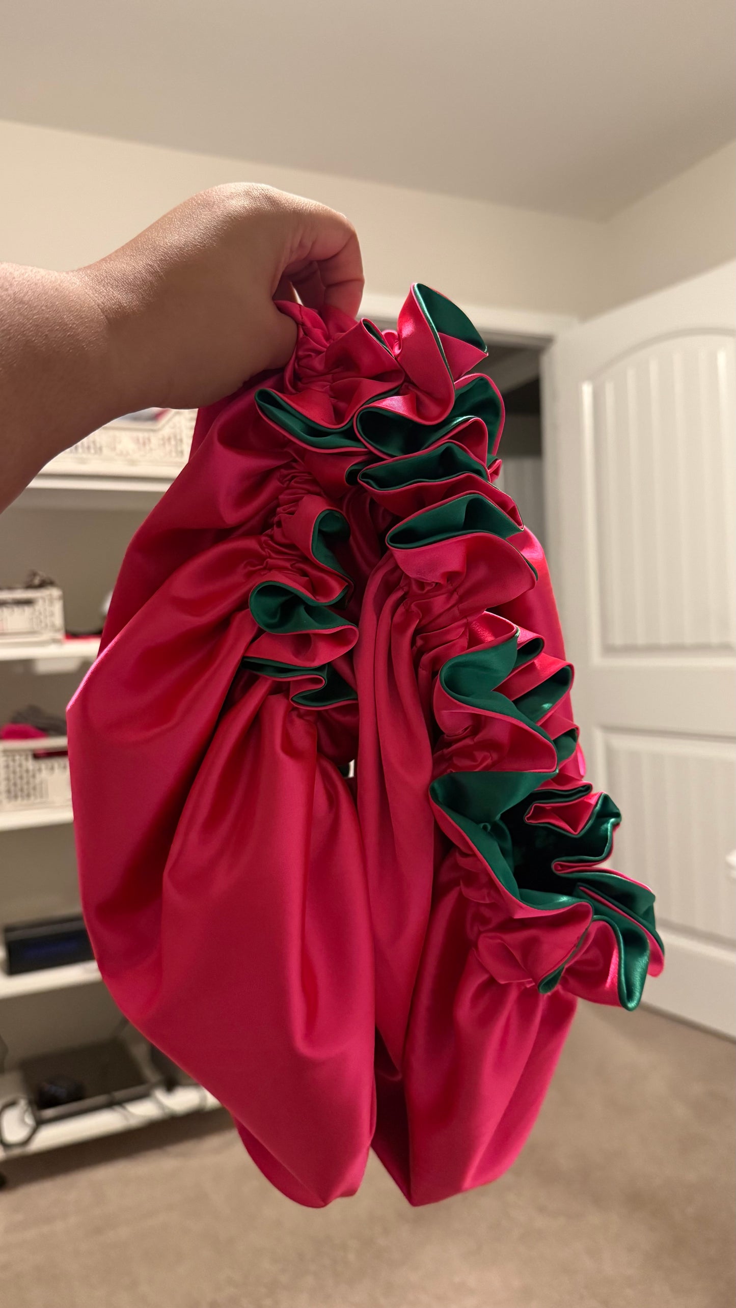 Custom Ruffle Bonnet